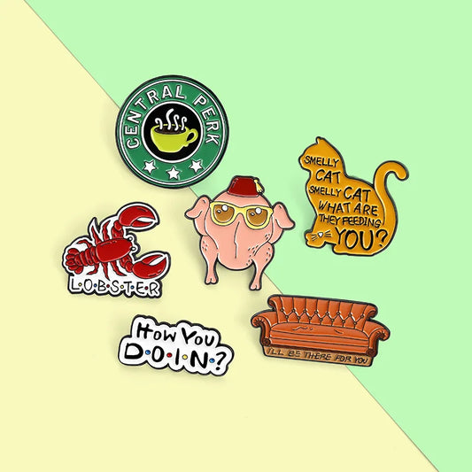 Broches Friends