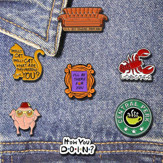 Broches Friends